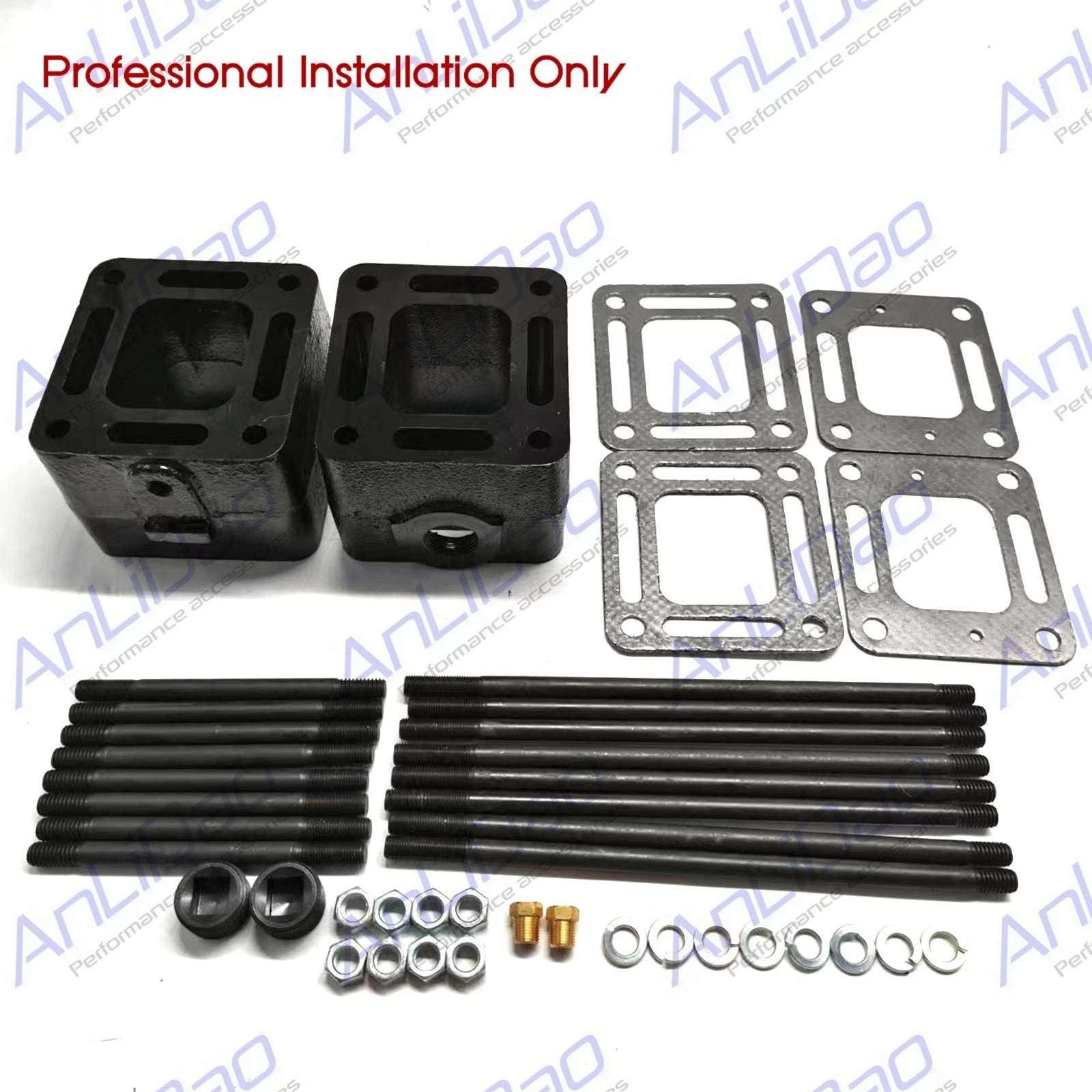 Exhaust Manifold Riser Spacer Kit for MerCruiser (MC2093320A3, 3320, 93320A13)
