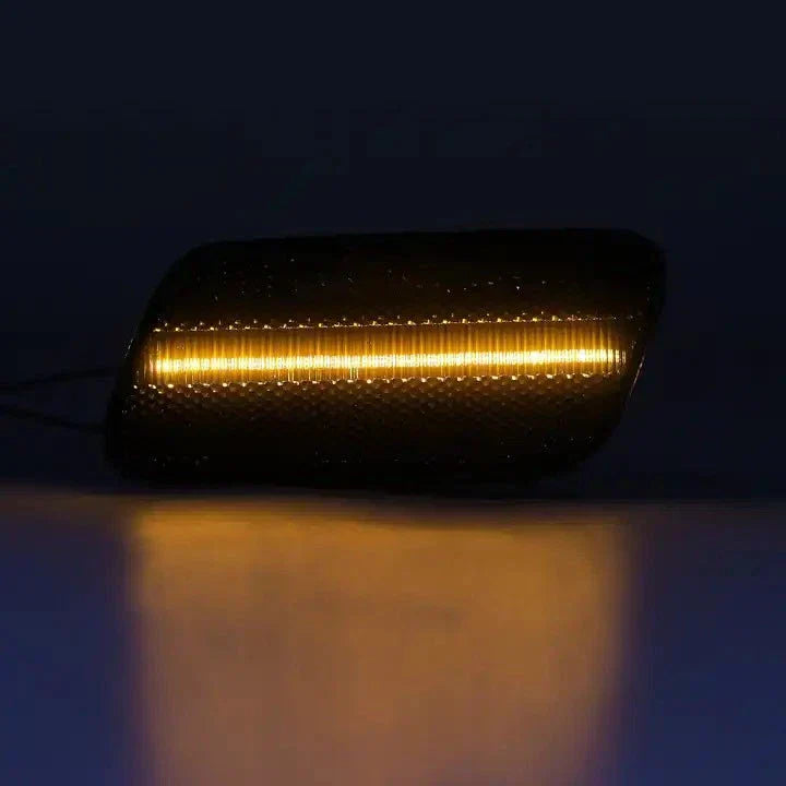 Black Lens LED Bumper Side Marker Light for Mercedes Benz W210 E-Class (1996–2002)