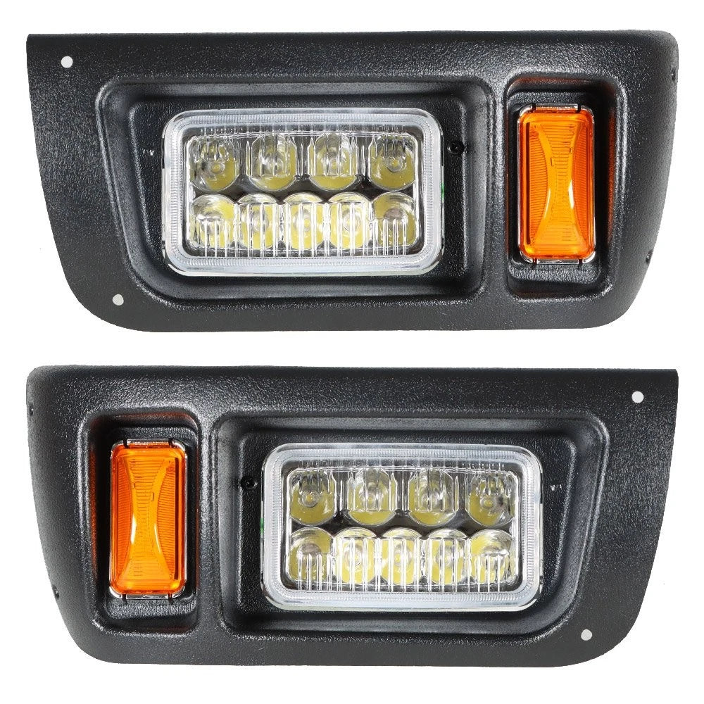 LED Headlight and Tail Light Kit for Club Car DS Golf Cart (1993–Present)