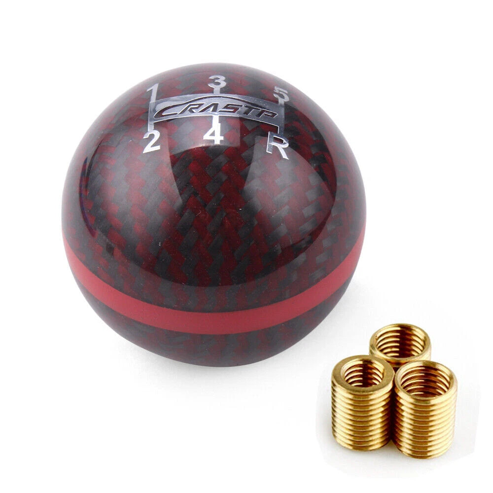 Carbon Fiber Racing Gear Shift Knob for Universal 5/6 Speed