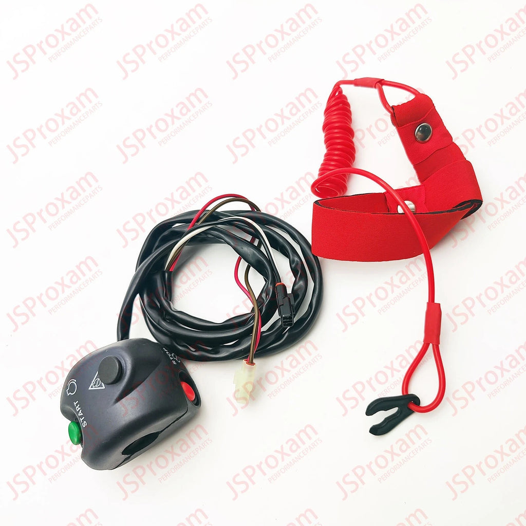 Handlebar Start Stop Switch Box & Lanyard for Yamaha WaveRunner (GA7-68310-01-00)