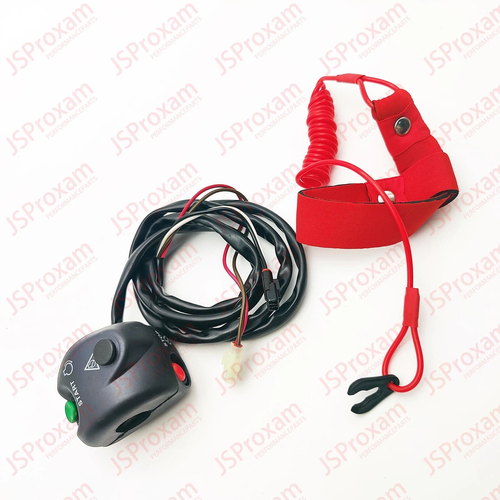Handlebar Start Stop Switch Box & Lanyard for Yamaha WaveRunner (GA7-68310-01-00)
