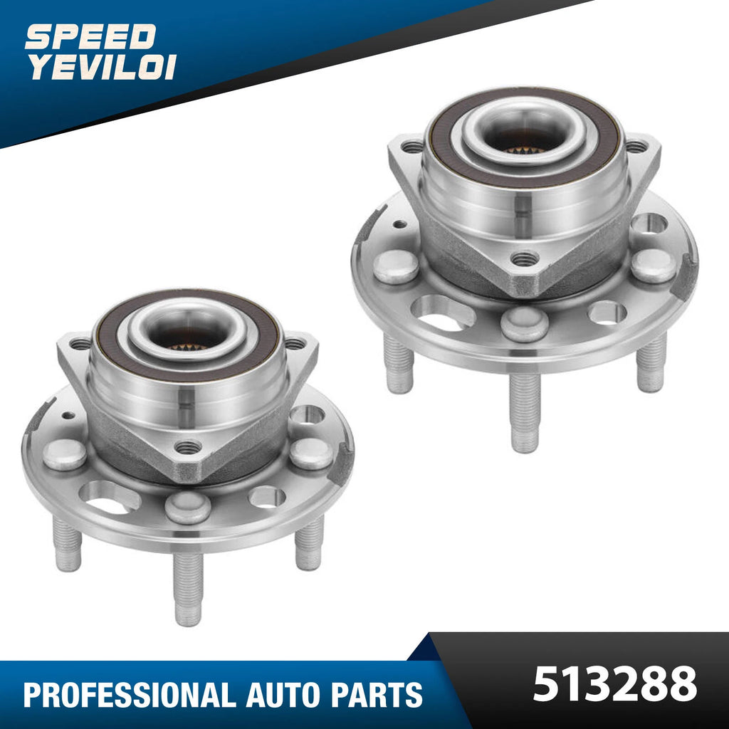 Front & Rear Wheel Bearing & Hub for Chevy Malibu Equinox Terrain (2010–2017)