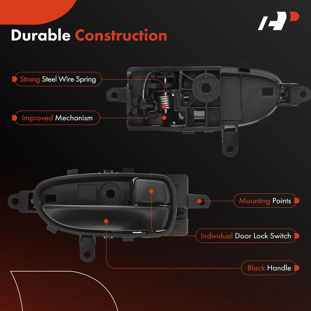 2X Front/Rear Interior Door Handle for Chevrolet City Express (2015–2018)