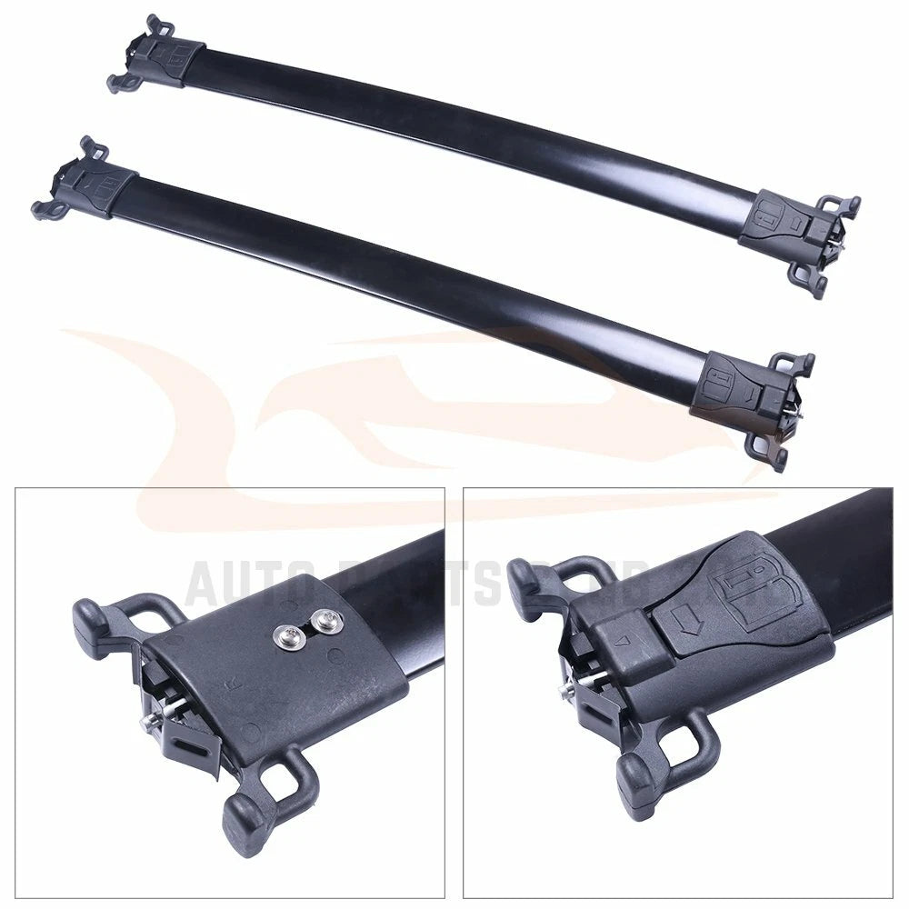 2X Black Luggage Cross Bar for Chevrolet Equinox (2010–2017)
