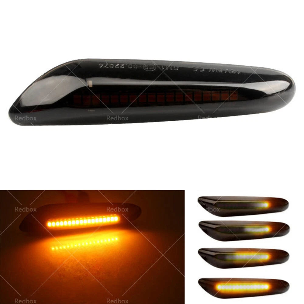 Dynamic Side Indicator Marker Lights for BMW 1 3 5 X Series (2000–2023)