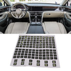 120Pcs Rocker Switch Label Decal for Cars, Marine, Boats, Trucks
