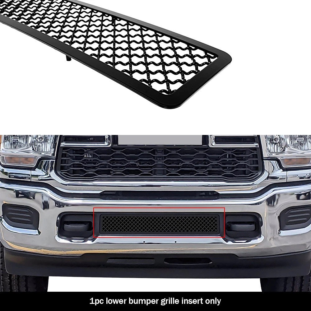 Lower Black Mesh Grille Insert for Ram 2500/3500 (2019-2024)