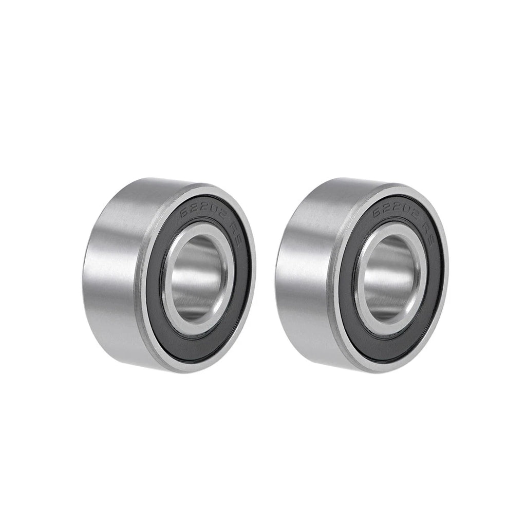 Set of 2 Ball Bearings 15x35x14mm Double Sealed Chrome Steel for Various Models