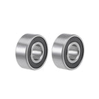 Set of 2 Ball Bearings 15x35x14mm Double Sealed Chrome Steel for Various Models