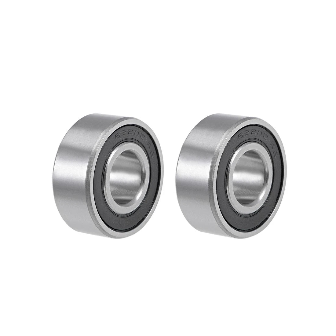 Set of 2 Ball Bearings 15x35x14mm Double Sealed Chrome Steel for Various Models