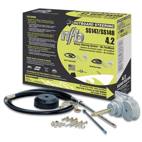 SeaStar SS14717 NFB 4.2 Mechanical Rotary Steering System for Boats (17')