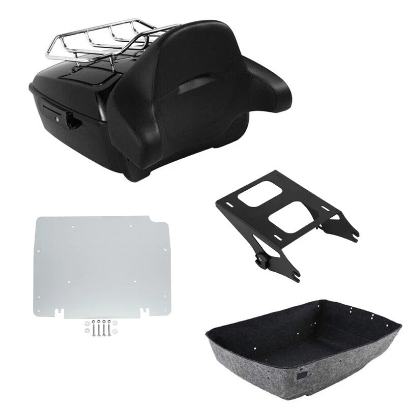 Trunk Pad Mount Rack Plate for Harley Touring Street Glide (2014–2023)