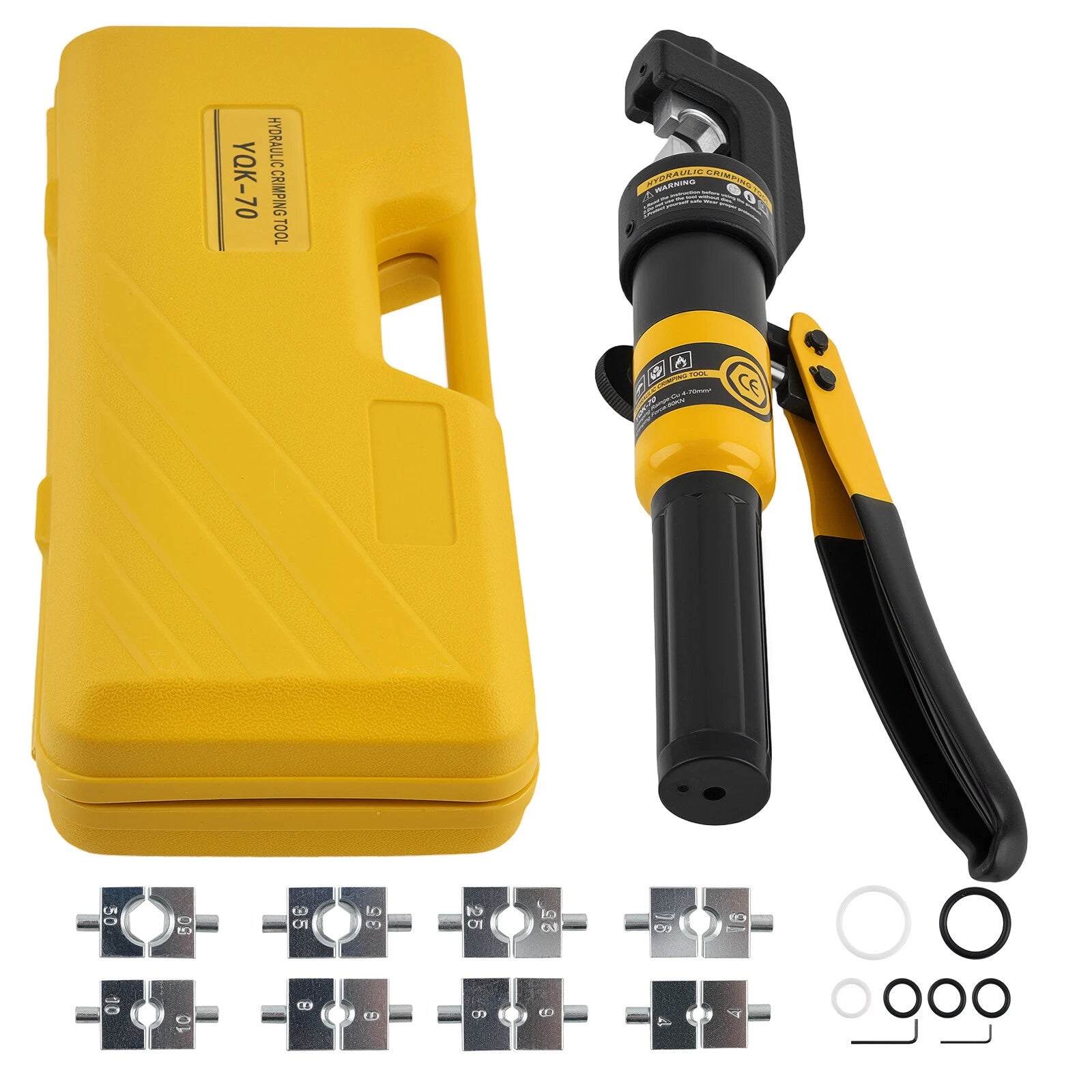 10 Ton Hydraulic Crimper Tool for Battery Cable Lug Terminals
