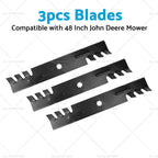 Blade Set 48" for John Deere 155C LA130 LA140 (Gx21784 Gx21786 GY20)