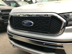 Front Grille Letters ABS Plastic Inserts for Ford Ranger (2019–2023)