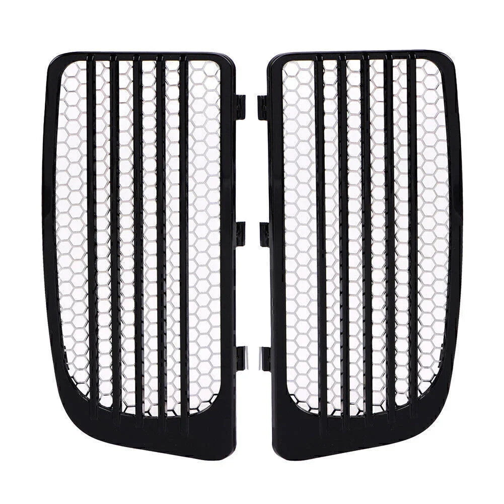 Black Radiator Grills for Harley Electra Glide Low Ultra Limited (2014-2023)