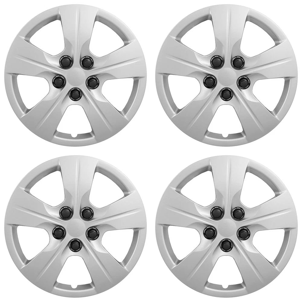 4 15" Bolt On Wheel Covers Hub Caps for 2016-2020 Chevy Cruze L LS Steel Rims
