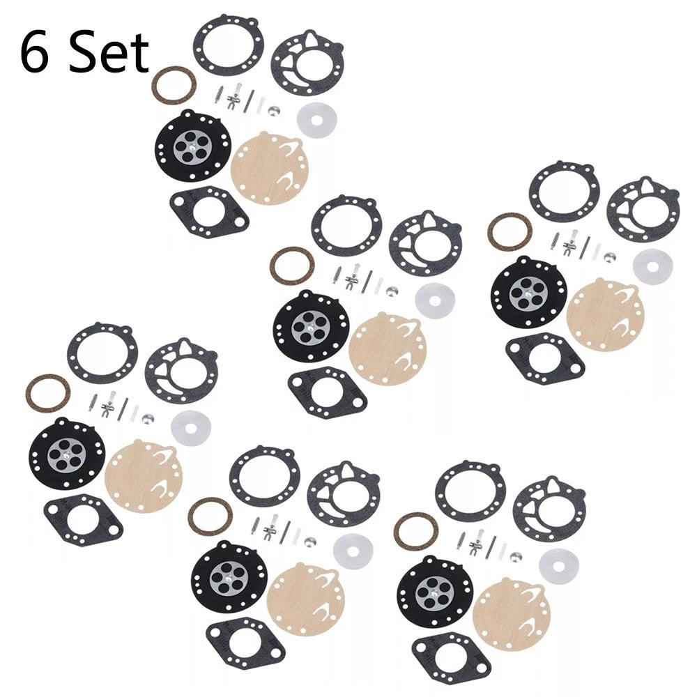 Set of 6 Carburetor Repair Kits for Zama RB-42 Stihl 08 08S 070 090 TS350 TS360