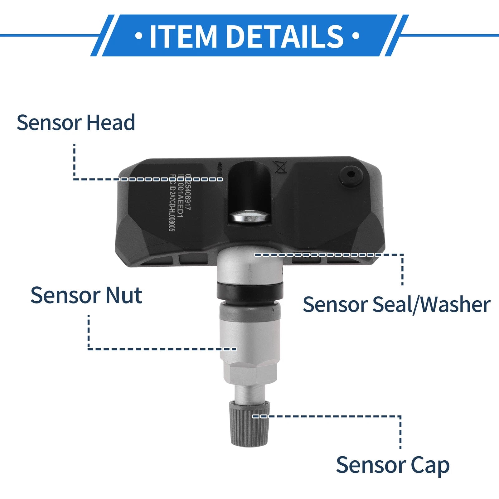 TPMS Sensor No.0025406917 for Mercedes-Benz CL500 (2007–2011)