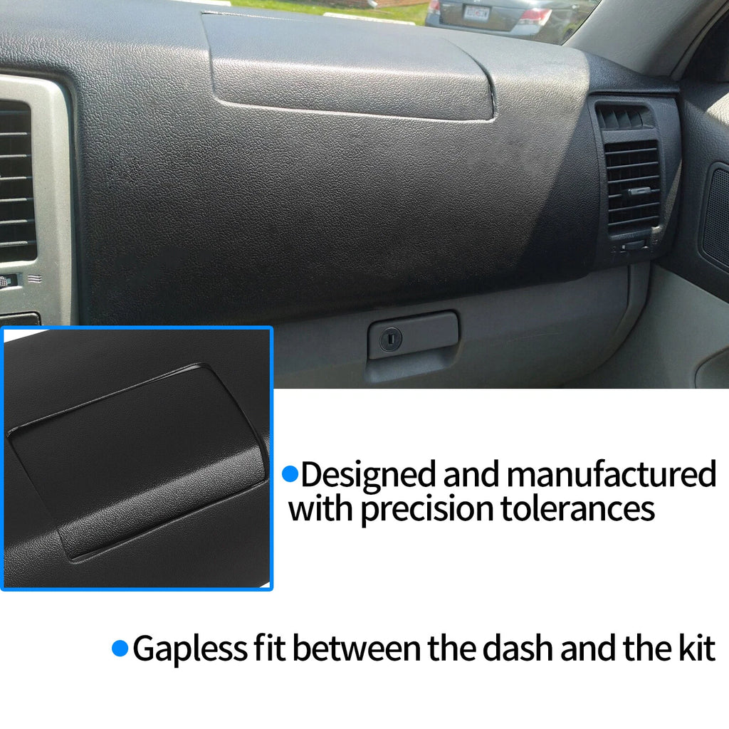 Dash Cover for Toyota 4Runner (2003–2009) - Black, Speaker Holes