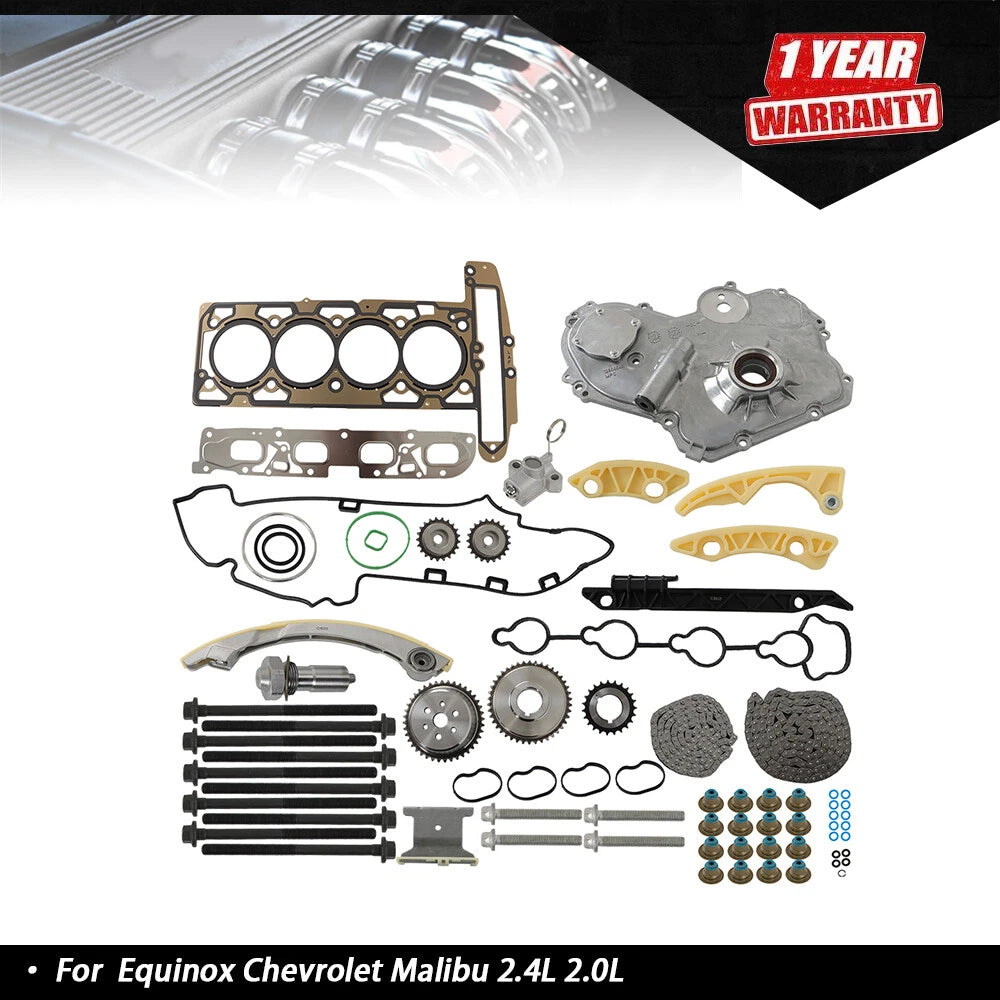 Timing Chain Kit for Chevrolet Equinox Malibu 2.4L 2.0L