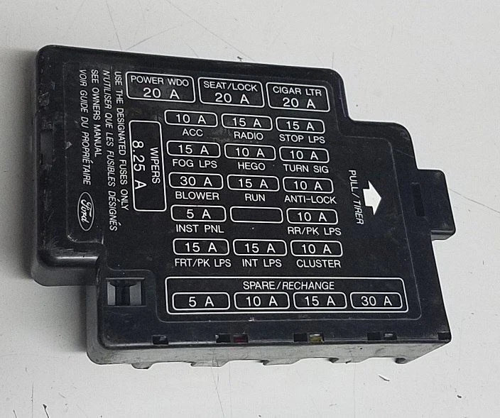 Fuse Box Cover for Ford Thunderbird Cougar (1989–1993)