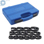 15-Piece Crowfoot Wrench Set for Automotive (Universal Fit)