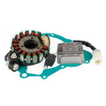 Magneto Stator + Voltage Rectifier + Gasket for Yamaha Moto 4 YFM225 YFM250 (1986–1991)