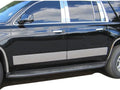 4pc. Luxury FX Stainless Steel 6 3/8' U. Rocker Trim for 2015-20 Chevy Suburban