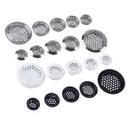 10pcs Set Round Air Vent Grill Metal Cover for Cabinet Cupboard