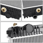 2-Row Aluminum Core Radiator for Freightliner Business Class M2 106 112 (2008–2013)