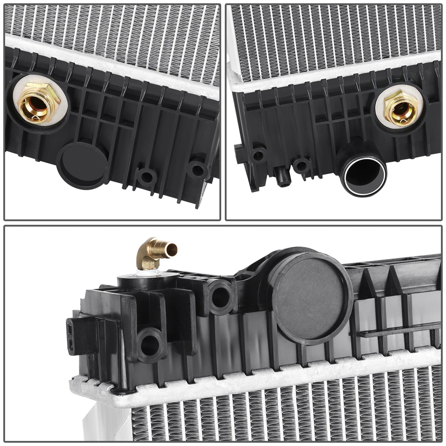 2-Row Aluminum Core Radiator for Freightliner Business Class M2 106 112 (2008–2013)
