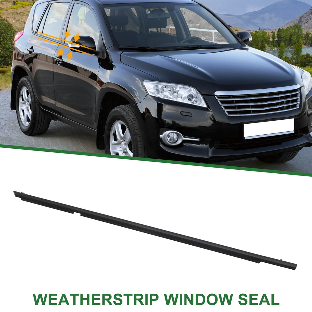 1pc Rear Left Window Seal No. 757400R060 for Toyota RAV4 (2020) Black