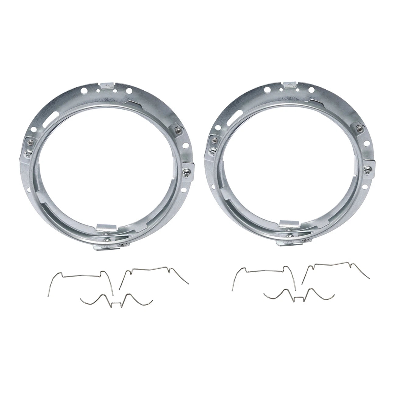 2X 7" Headlight Mount Bracket Rings for Harley Touring (1994–2013) Softail (1991–2013)