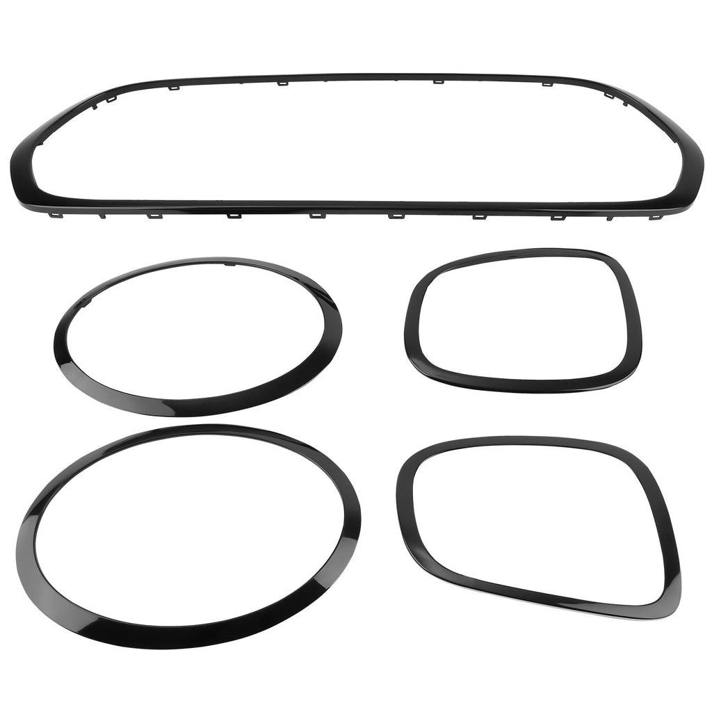 Grill, Headlight & Taillight Trim for Mini Cooper F55/F56/F57 (2014–2021) Gloss Black