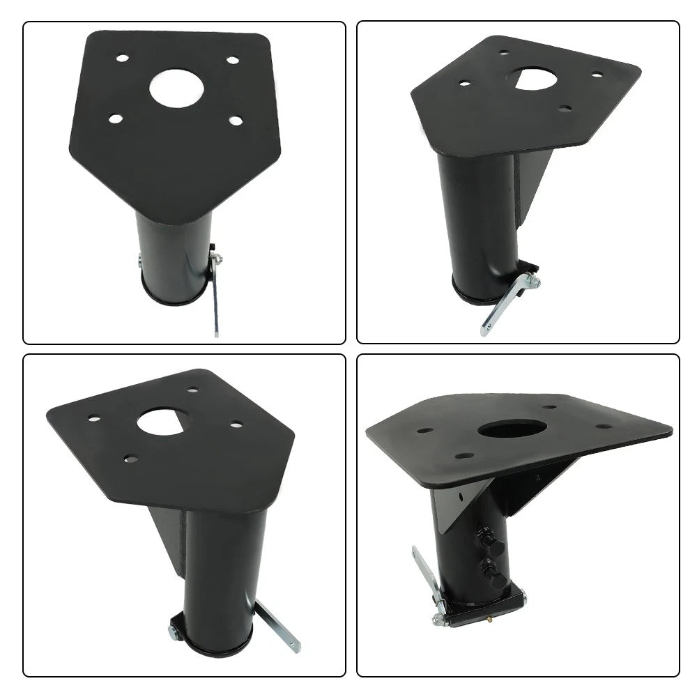 Adjustable 5th Wheel to Gooseneck Adapter Hitch (12" - 17")