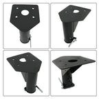 Adjustable 5th Wheel to Gooseneck Adapter Hitch (12" - 17")