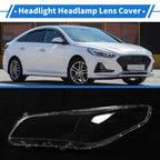 1 Pcs Headlight Lens Cover for Hyundai Sonata (2015–2017) PC Clear