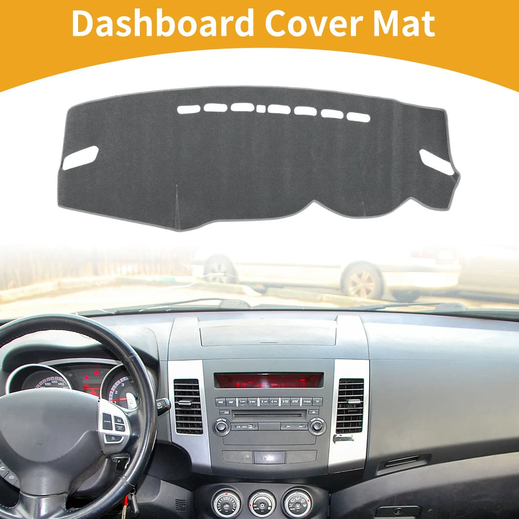 Dashboard Cover for Mitsubishi Outlander (2013–2018) Gray 1 Pc