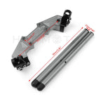 CNC Clipon Adapter Plate & 22mm Handlebar Kit for Kawasaki Z800 (2013–2018)
