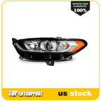 Left Driver Side Headlight Assembly with Projector for Ford Fusion (2013–2016)