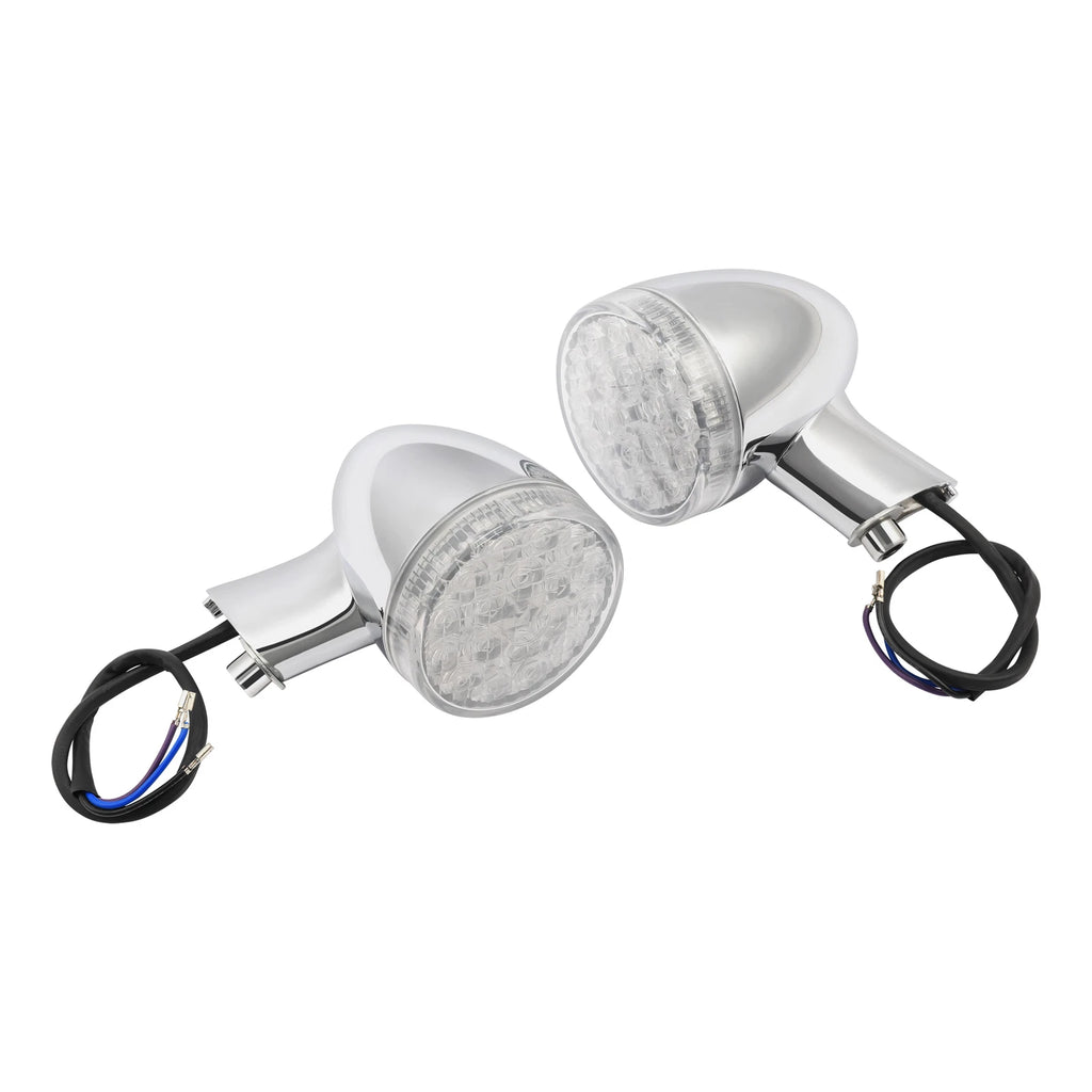 Front Turn Signal Lights for Harley Touring Street Glide (2009–2024) Softail (2000–2025)