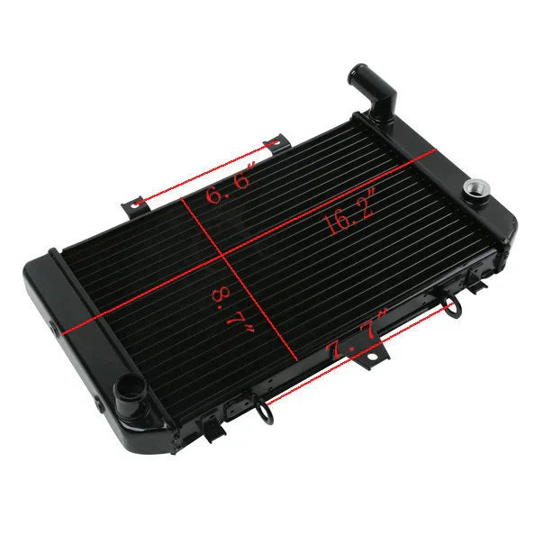Radiator Cooler for Kawasaki ZRX1100 ZRX1200 (1996-2000) (2001-2008) Black