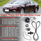 Engine Timing Belt Kit & Water Pump for Acura Honda Accord Saturn 