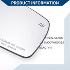 Heated Right Side Mirror Glass for Ford Escape (2008–2012)
