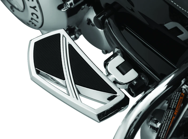 Kuryakyn Phantom Mini Boards Chrome Foot Pegs for Motorcycle