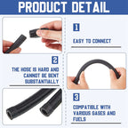 AN10 Steel Nylon Braided Oil Fuel Line Swivel Hose End Kit for 2010-2020