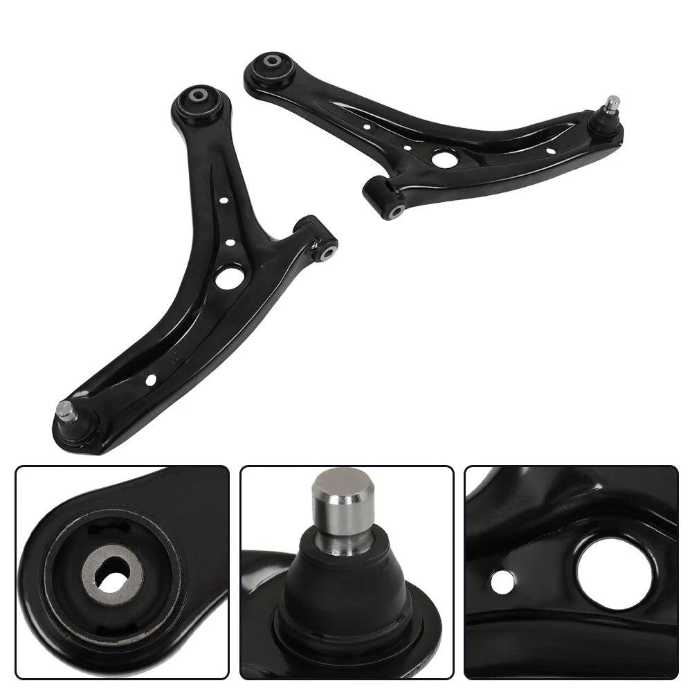 2X Front Lower Control Arm with Ball Joints for Ford Fiesta (2011–2019)