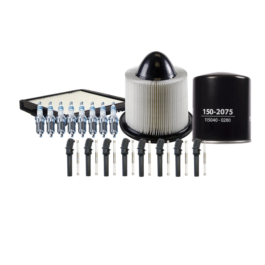 Tune Up Kit with 8 Spark Plugs & Boots for Ford Expedition F-150 F-250